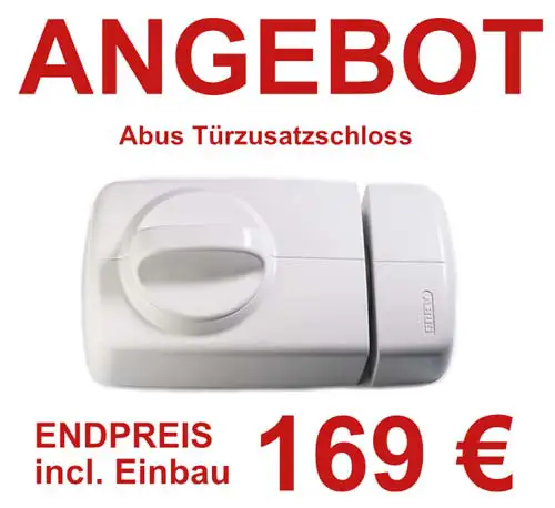 ABUS Zusatzschloss Angebot Hannover